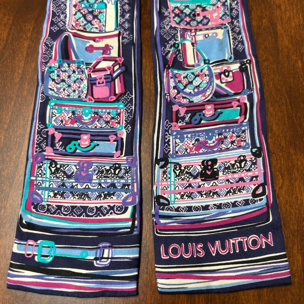 Louis Vuitton Multicolor color Bandeau 100% silk. - Picture 5 of 7